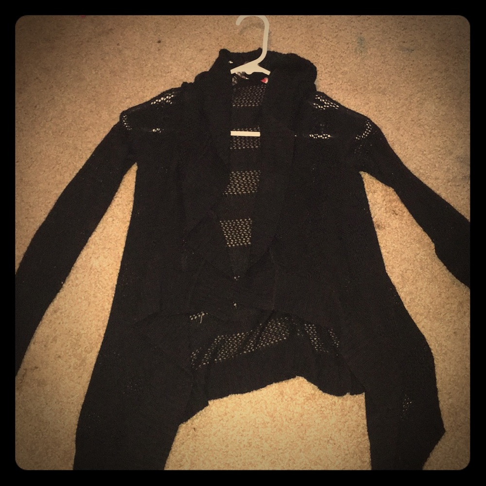 Black fishnet jacket